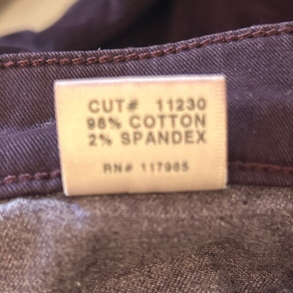 J Brand dark purple skinny corduroy pants sz 27 - Picture 10 of 12